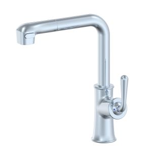 Смеситель для кухни Wonzon & Woghand WW-88439008A-CR с выдвижным изливом хром